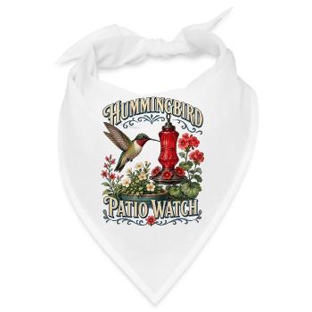 HUMMINGBIRD PATIO WATCH - Bandana - Weiß - Vorne