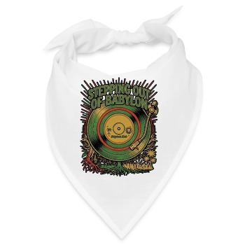 Dub Reggae Dreamer - Bandana - Weiß - Vorne