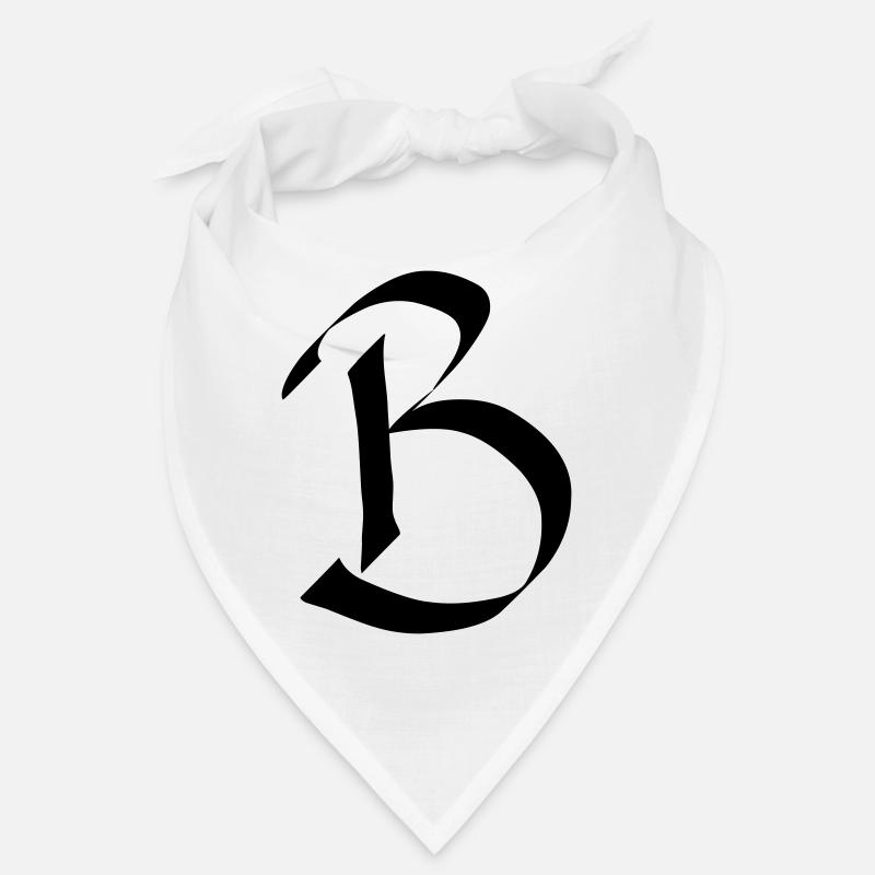 lettre B Bandana