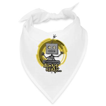 Always Ready Robot - Bandana - Weiß - Vorne