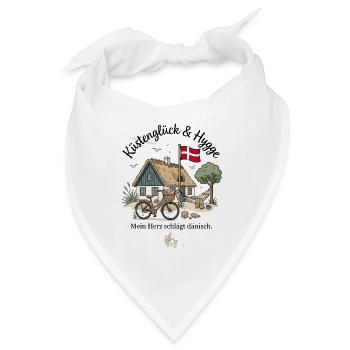 Dänisches Landleben - Bandana - Weiß - Vorne