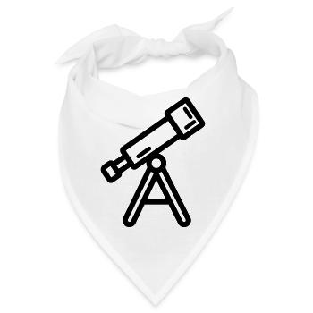 Teleskop - Bandana - Weiß - Vorne
