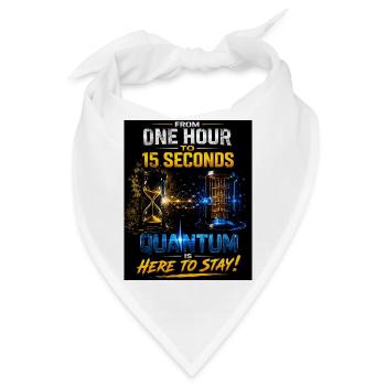 Quantenzeitverzug - Bandana - Weiß - Vorne