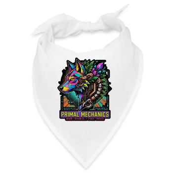 Urmechanik – Neon Wolf - Bandana - Weiß - Vorne