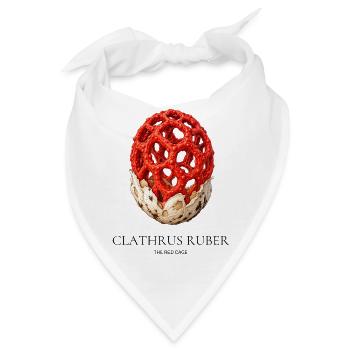 Clathrus Ruber – Der rote Käfig - Bandana - Weiß - Vorne
