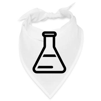 Fläschchen - Bandana - Weiß - Vorne