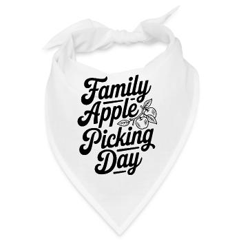 Familien-Apfelpflücktag - Bandana - Weiß - Vorne