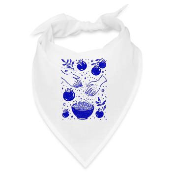 Lo Dolce Kitchen! - Bandana - Weiß - Vorne