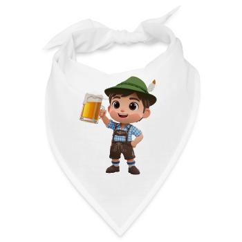 Bierhelm – Prost beinand - Bandana - Weiß - Vorne
