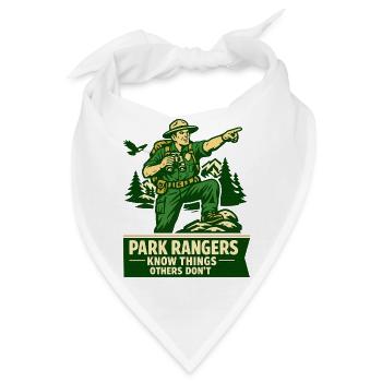 Ranger Wissen Dinge Andere Nicht Spruch - Bandana - Weiß - Vorne