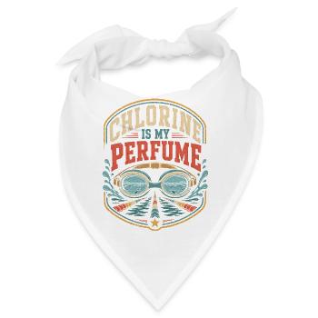 Schwimmer schwimmen Pool-Chlorine Vintage Schwimm - Bandana - Weiß - Vorne
