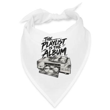 Die Playlist ist das Album - Bandana - Weiß - Vorne