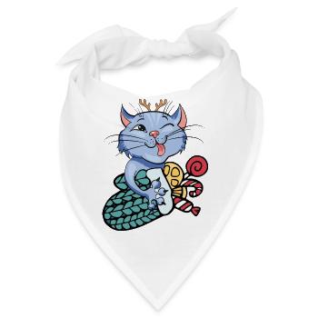 Adventszeit - Bandana - Weiß - Vorne