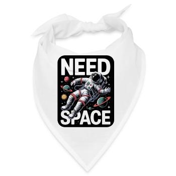 I Need Space - Bandana - Weiß - Vorne