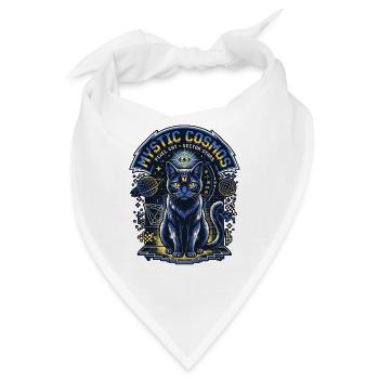 Mystic Cat - Bandana - Weiß - Vorne