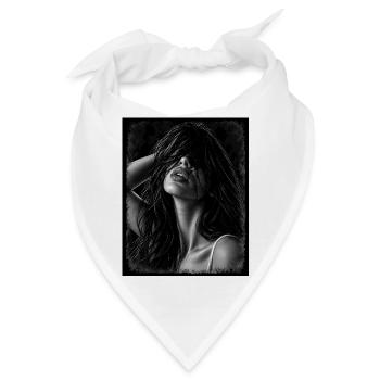 Noir Temptation - Bandana - Weiß - Vorne