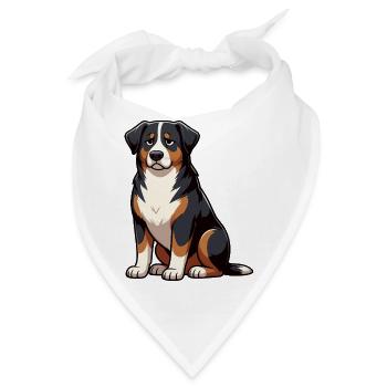 Appenzeller Sennenhund Sennenhunde Sennenhundmama - Bandana - Weiß - Vorne