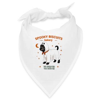 Ghost Pup Bäckerei-Tee - Bandana - Weiß - Vorne