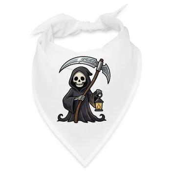 Reaper mit Laterne - Bandana - Weiß - Vorne
