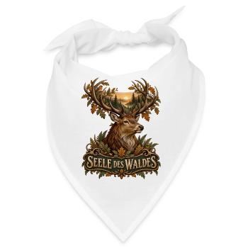 Seele des Waldes - Bandana - Weiß - Vorne