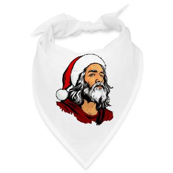Weihnachten Jesu - Bandana - Weiß - Vorne