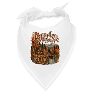 Irgendwo, wo es still ist - Bandana - Weiß - Vorne