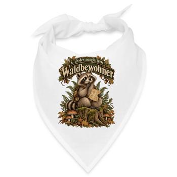 Club der neugierigen Waldbewohner - Bandana - Weiß - Vorne