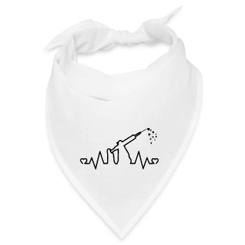 Liebesinjektion Originalgeschenk für Krankenschwester - Bandana - Weiß - Vorne