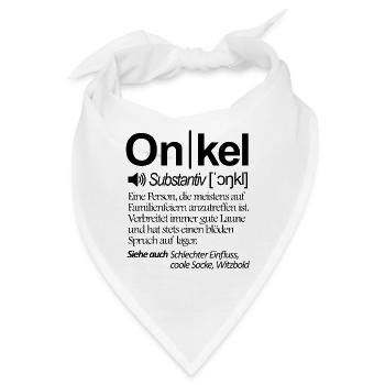 Onkel - Bandana - Weiß - Vorne