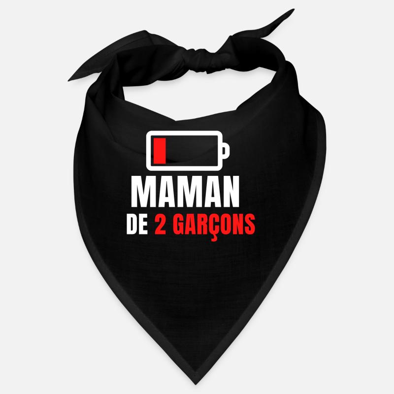 maman de 2 garçons Bandana