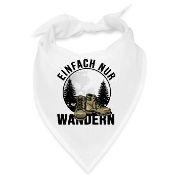 fernwandern bergwandern trekking biwak - Bandana - Weiß - Vorne