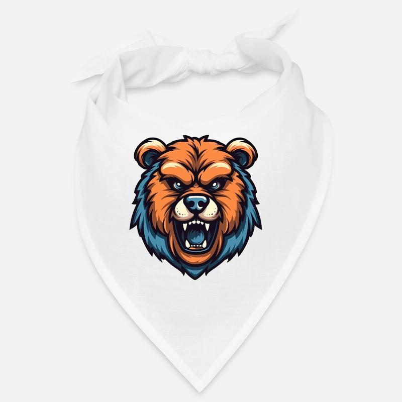 Blue-brown bear Bandana