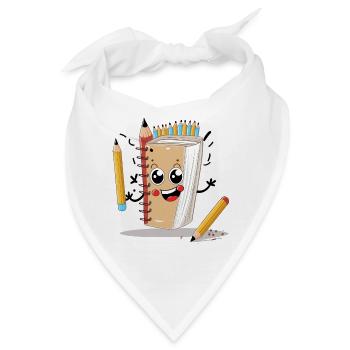 Der Sketch Master - Bandana - Weiß - Vorne