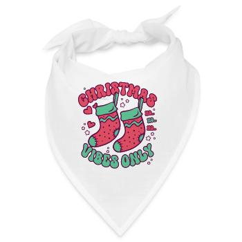 Weihnachten Weihnachtsstimmung - Bandana - Weiß - Vorne