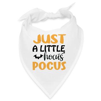Just a little hocus pocus. - Halloween Design - Bandana - Weiß - Vorne