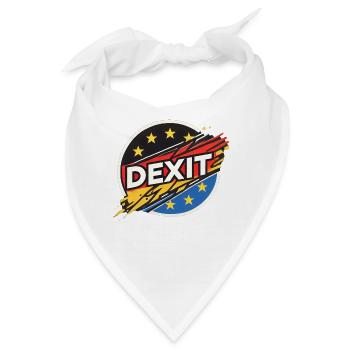 Dexit - Deutschland aus der EU - Bandana - Weiß - Vorne