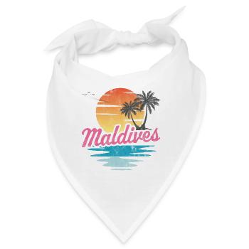 Malediven - Bandana - Weiß - Vorne