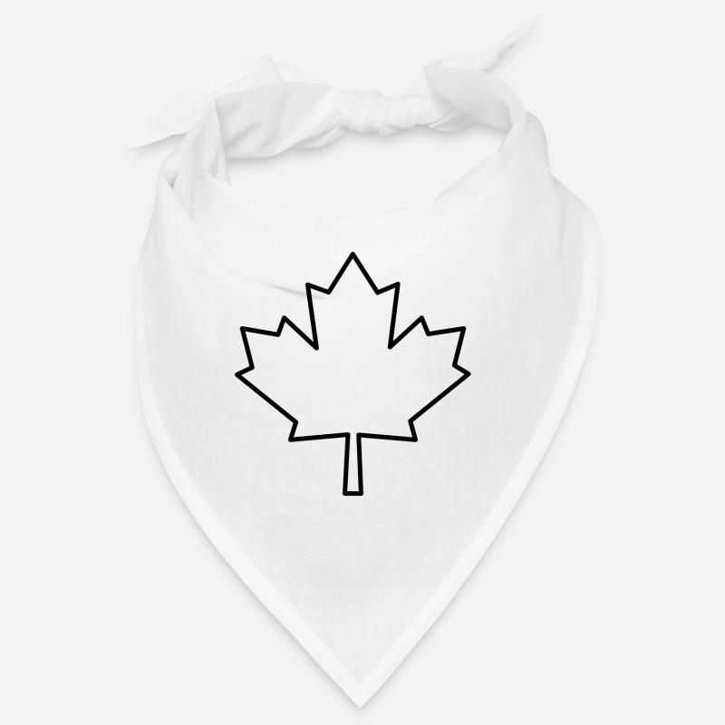Maple leaf outline Bandana