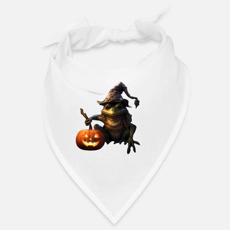 Crapaud sorcier d’Halloween Bandana