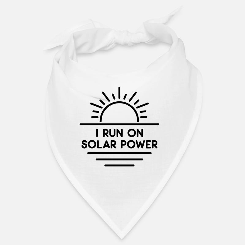I run on Solar Power Bandana