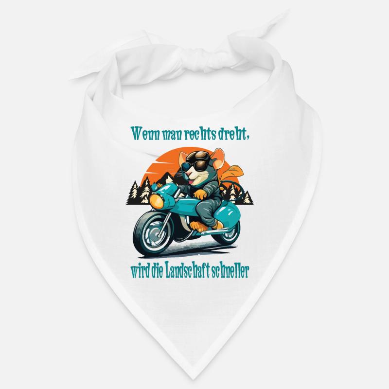 Motorrad Spruch - Wenn man rechts dreht Bandana