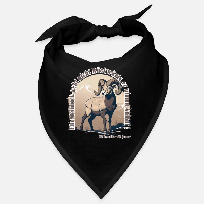 Geburtstag Steinbock Sternzeichen Spruch Bandana