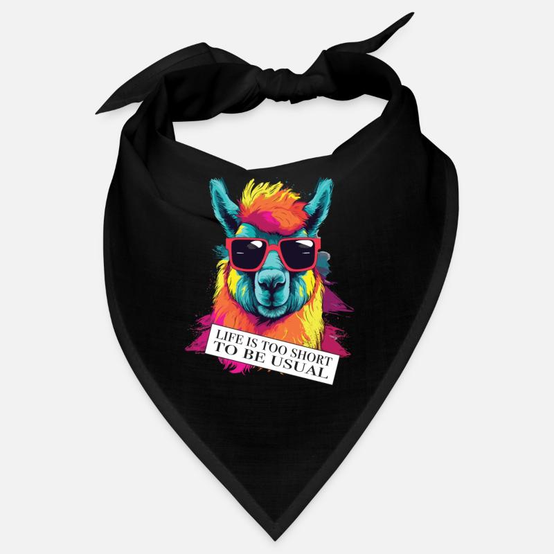 Alpaka zweideutiger Spruch und Einstellung Bandana