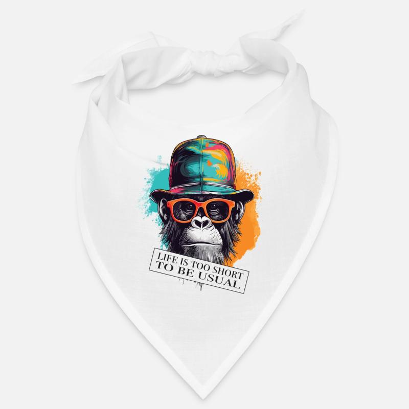 Gorilla ambiguous saying and attitude Bandana