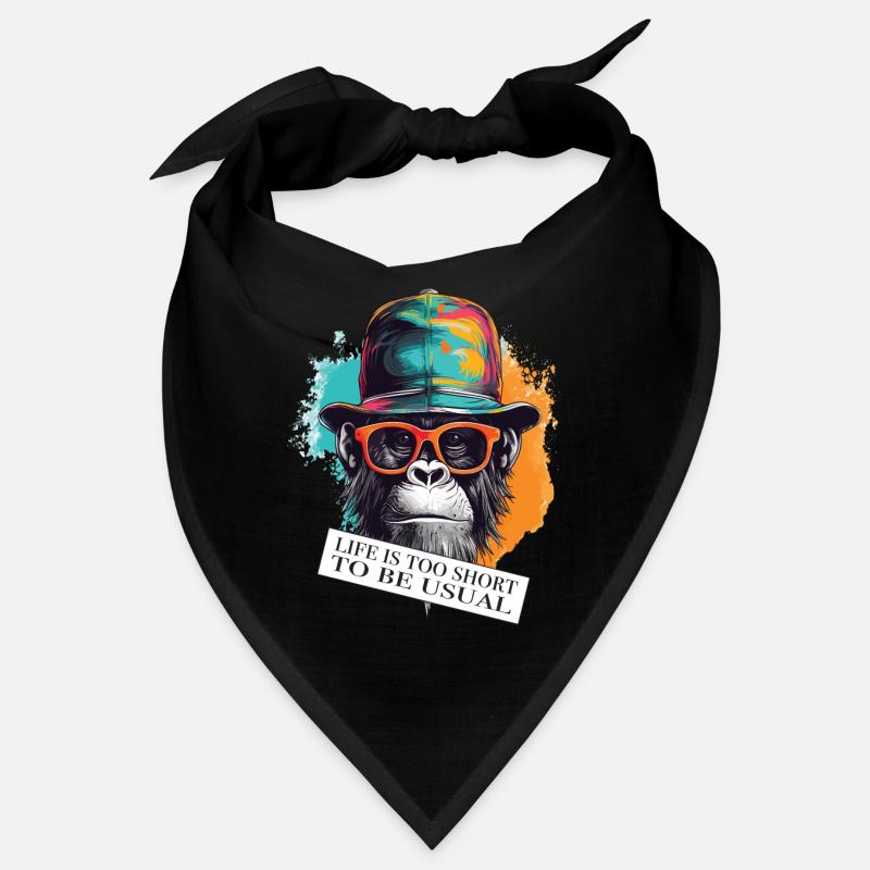 Gorilla ambiguous saying and attitude Bandana