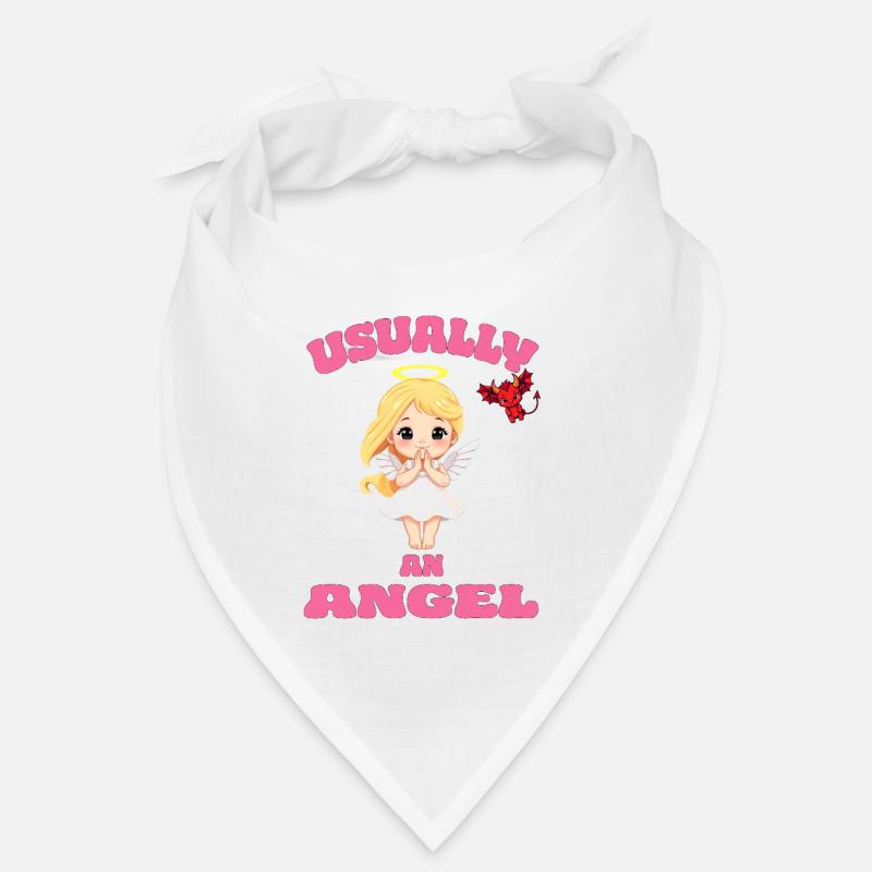 Engel Teufel Mädchen frech- Usually an Angel Bandana