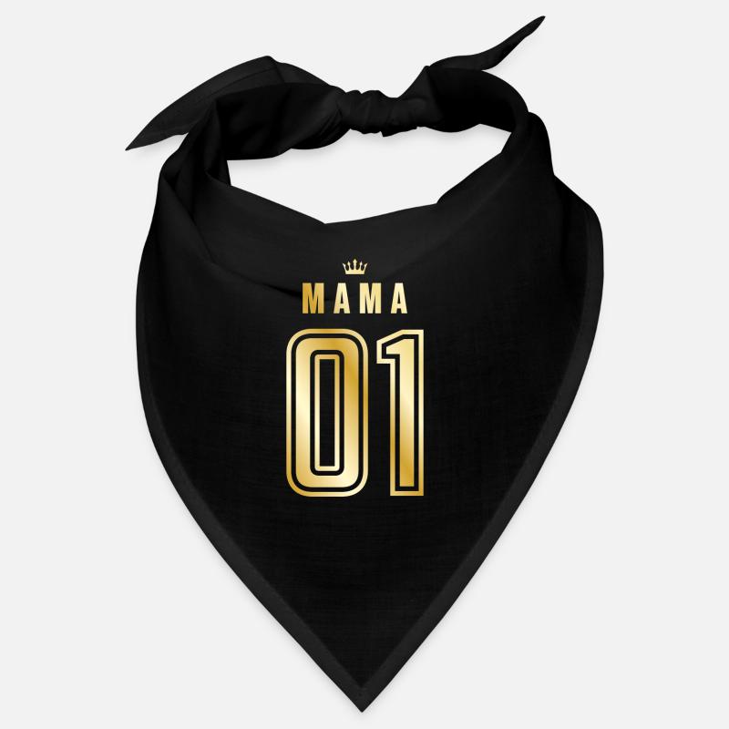 01 mama couronne d’or Bandana