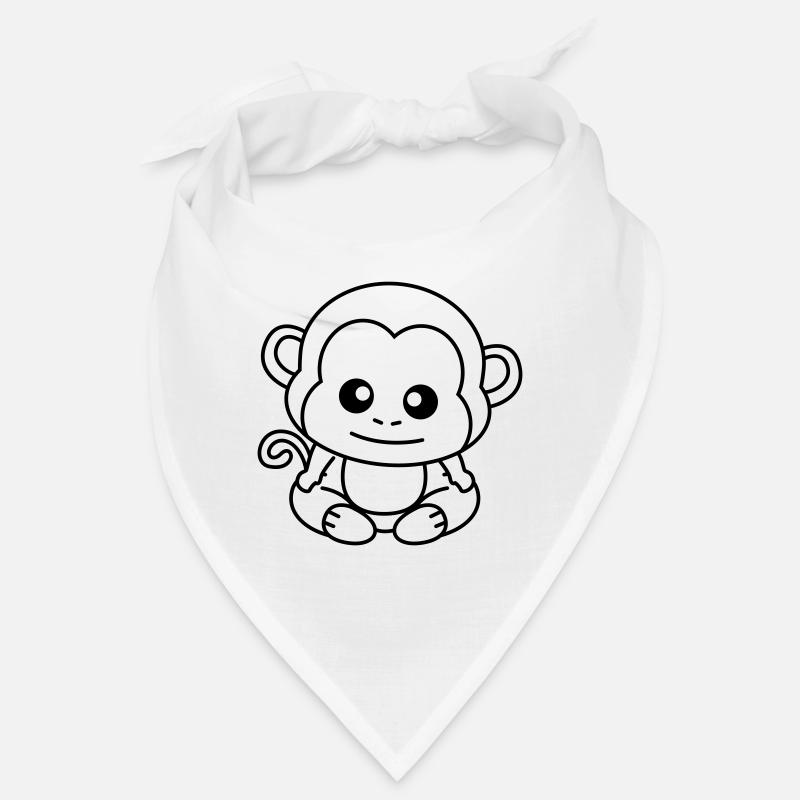 Singe Comic Animal Bandana