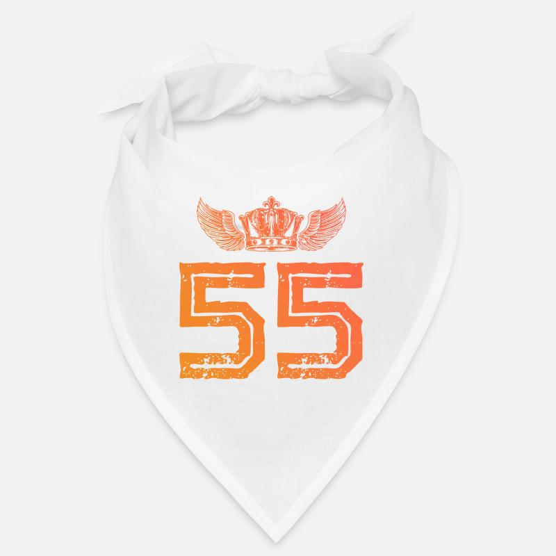 55 Number crown Bandana