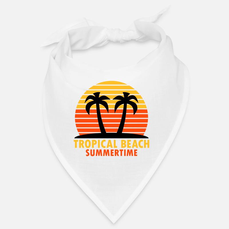 Tropical beach, summertime (Insel, Palmen, Sonne) Bandana